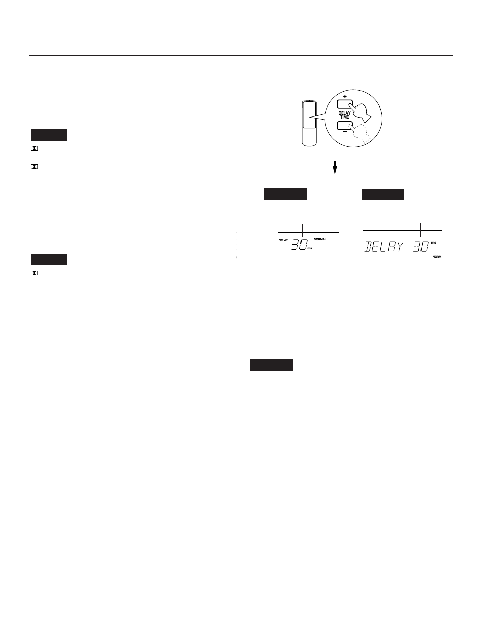 25 adjustment of delay time, Rx-v390 | Yamaha RX-V4/390 User Manual | Page 25 / 31