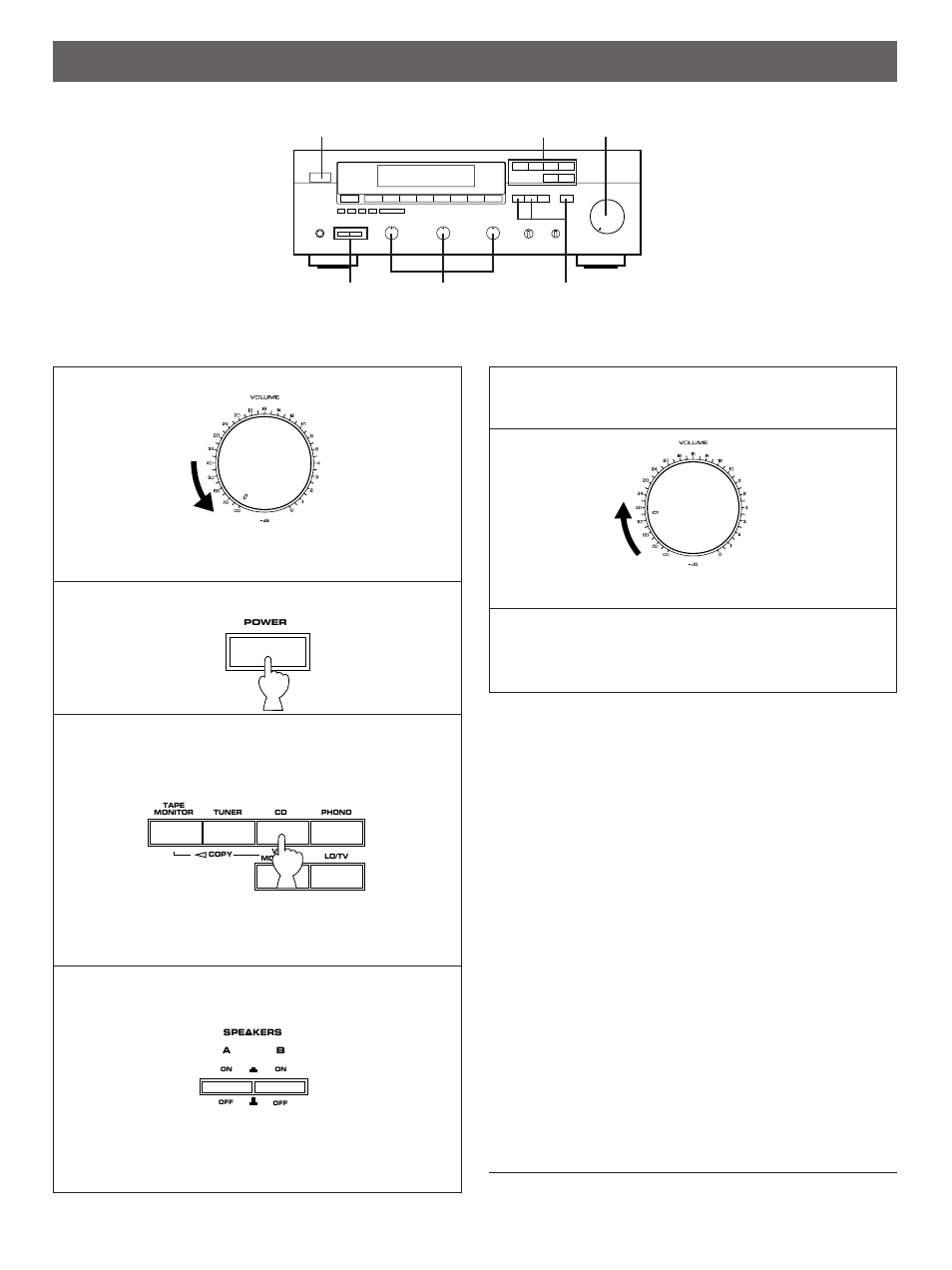 Basic operations | Yamaha R-V501 User Manual | Page 14 / 31
