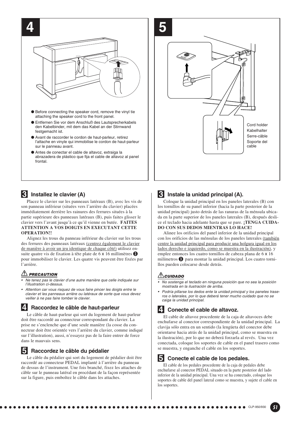 Yamaha Clavinova CLP-930 User Manual | Page 51 / 66