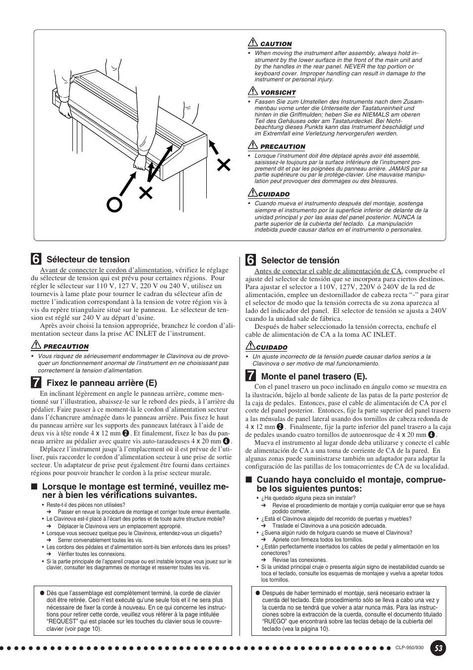 Yamaha Clavinova CLP-930 User Manual | Page 53 / 66