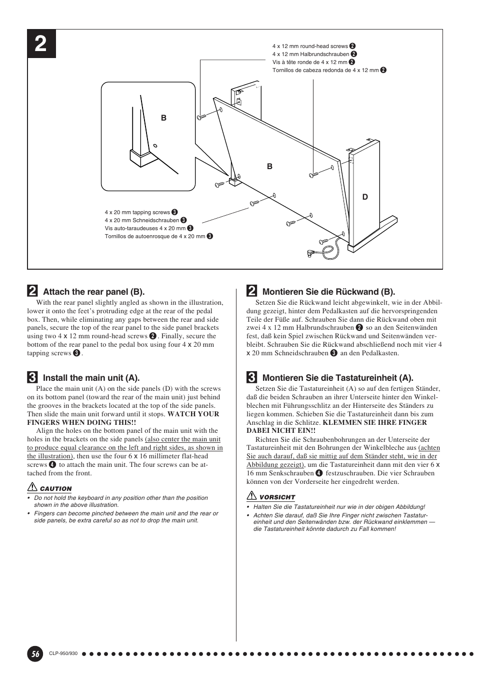 Yamaha Clavinova CLP-930 User Manual | Page 56 / 66