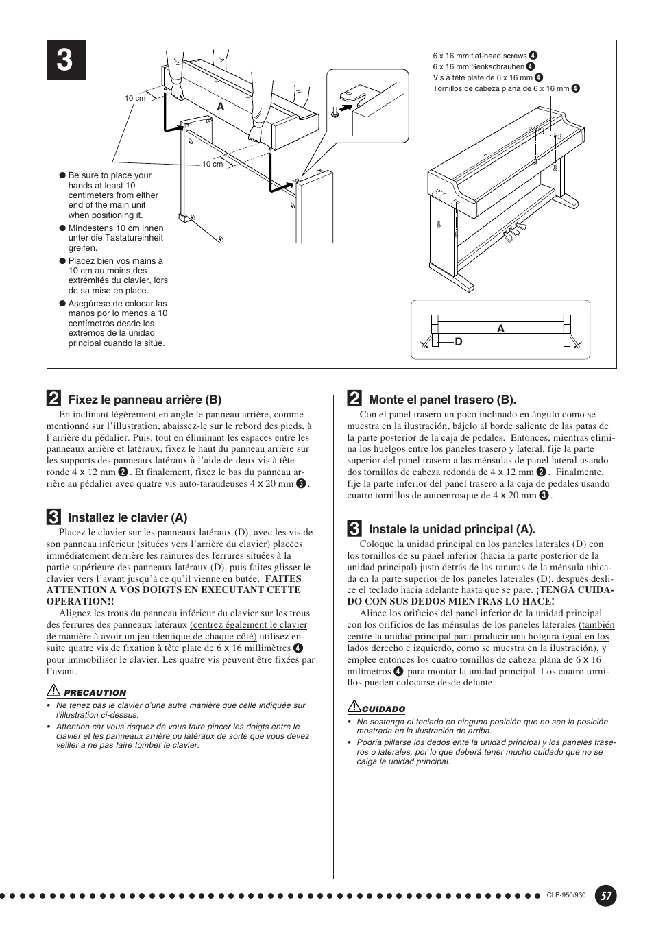 Yamaha Clavinova CLP-930 User Manual | Page 57 / 66
