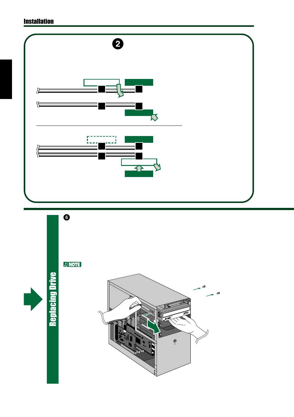 About ide, Additional drive replacing drive, Example-2 | Example-1 | Yamaha CD Recordable/Rewritable Drive CRW8824E-NB User Manual | Page 21 / 45
