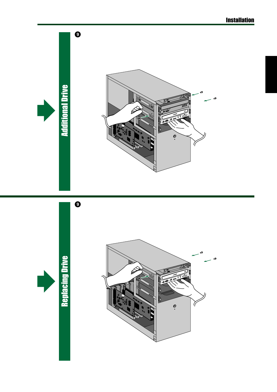 Additional drive replacing drive | Yamaha CD Recordable/Rewritable Drive CRW8824E-NB User Manual | Page 24 / 45