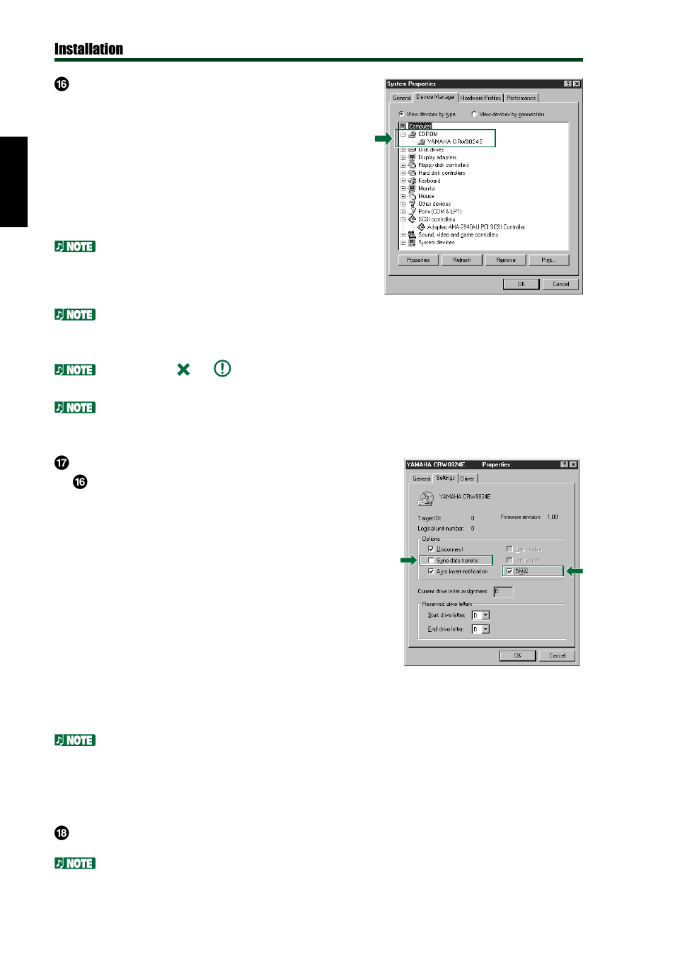 Yamaha CD Recordable/Rewritable Drive CRW8824E-NB User Manual | Page 31 / 45