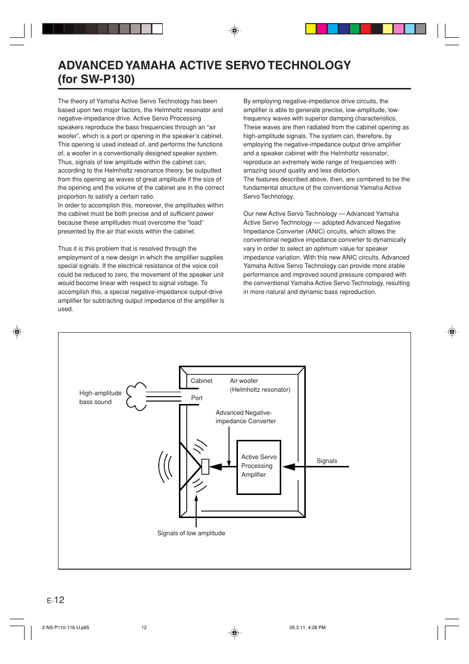 Yamaha NS-P116 User Manual | Page 16 / 19