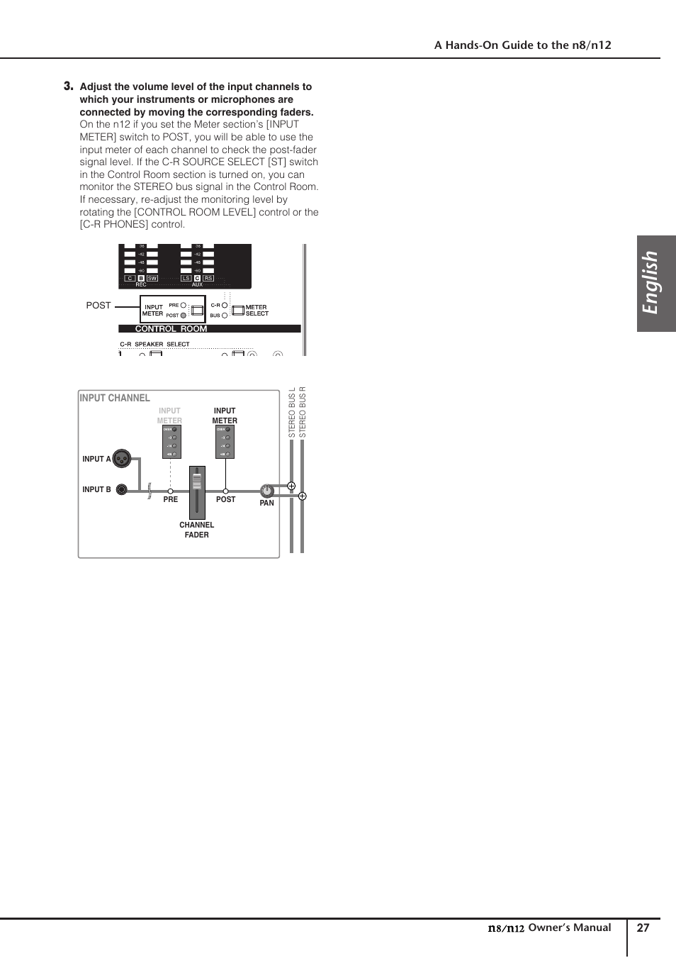 English | Yamaha DIGITAL MIXING STUDIO N8 User Manual | Page 27 / 66