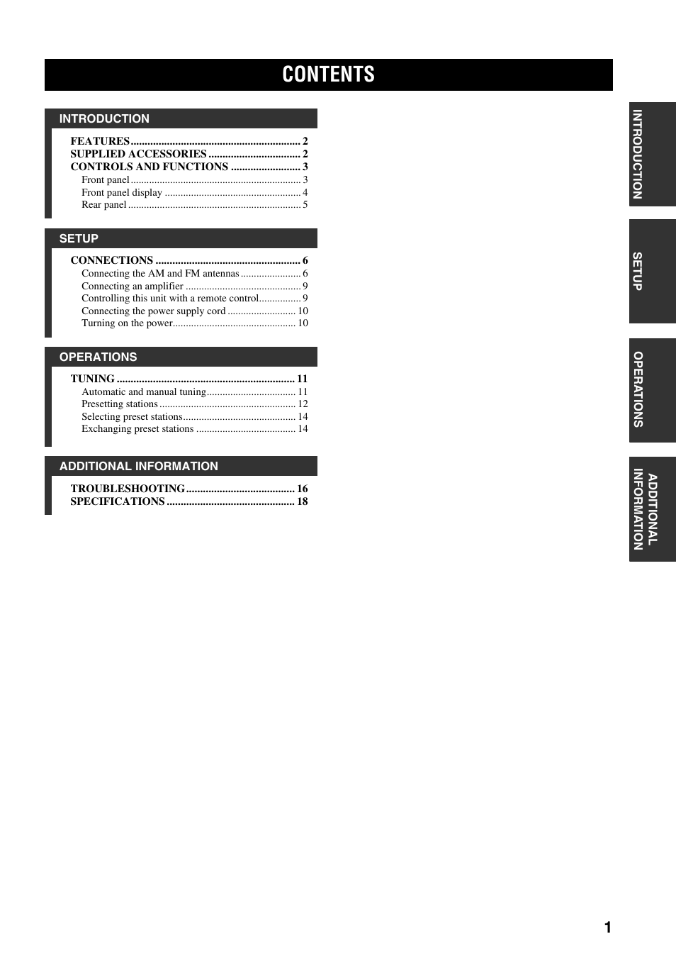 Yamaha TX-497 User Manual | Page 5 / 23