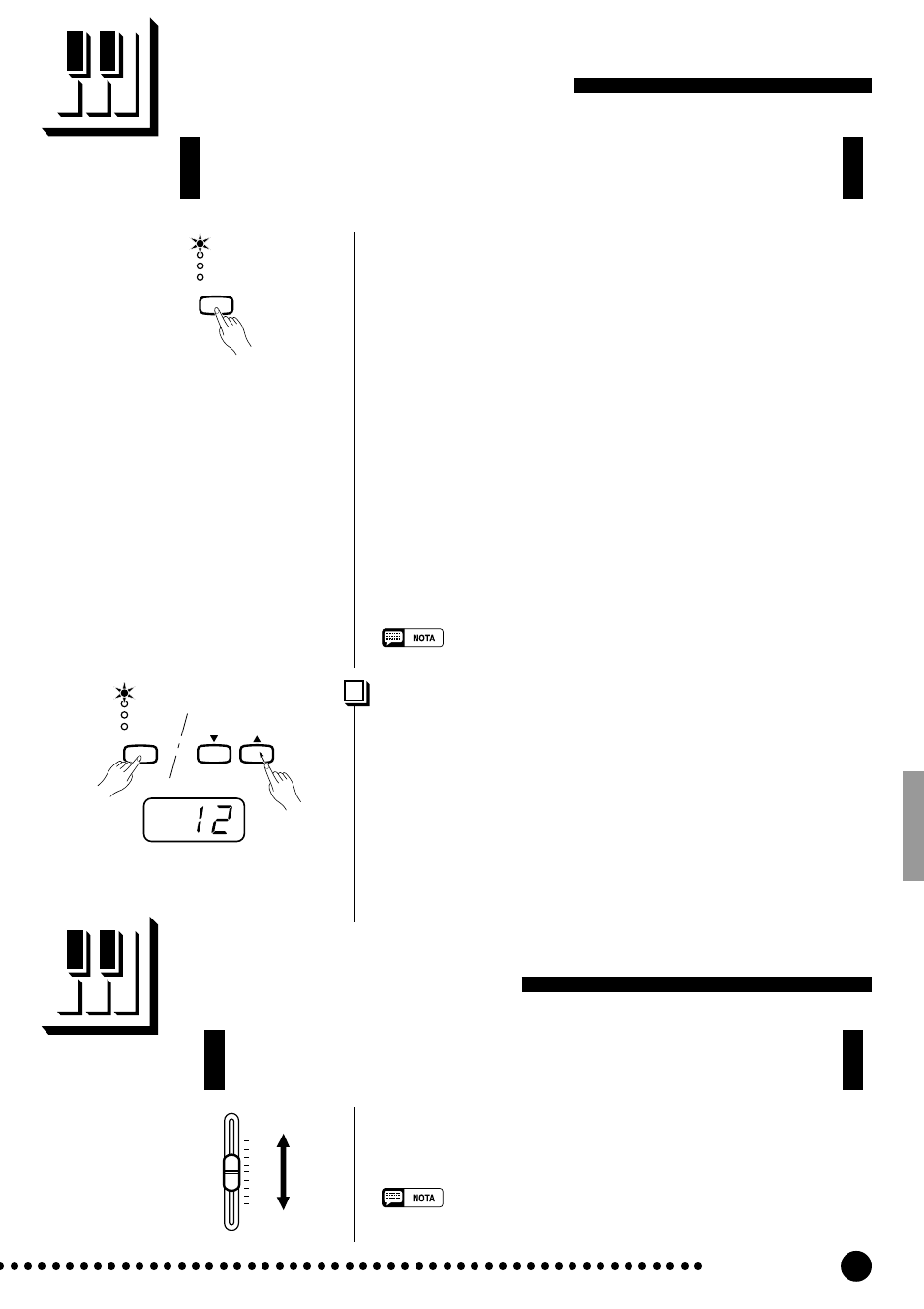 El efecto, Brillo, Ajuste de la profundidad del efecto | Yamaha CLP-820S User Manual | Page 19 / 72