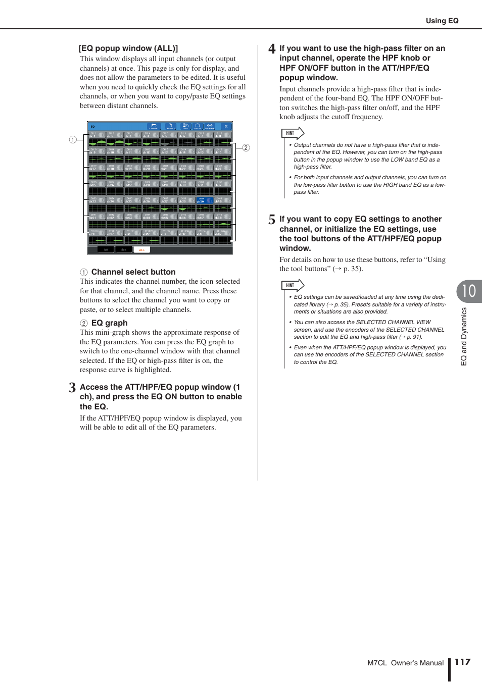 Yamaha M7CL-32 User Manual | Page 117 / 312
