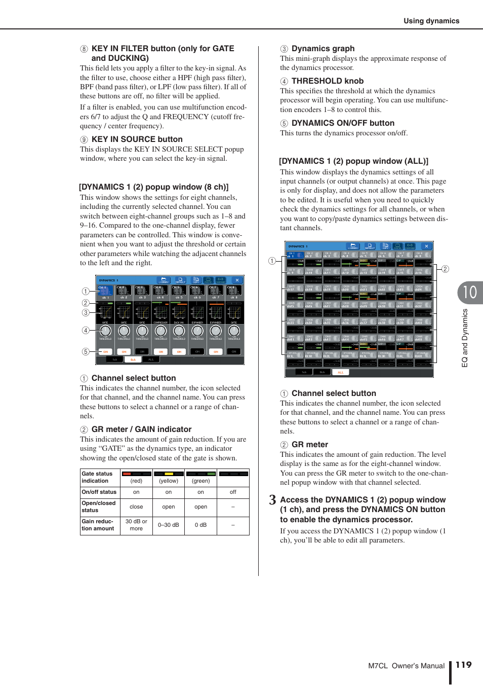 Yamaha M7CL-32 User Manual | Page 119 / 312