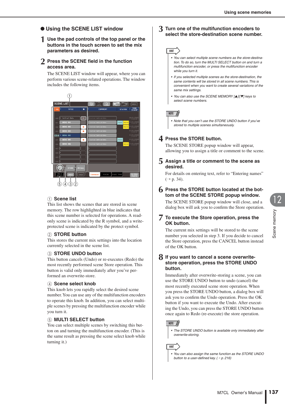 Yamaha M7CL-32 User Manual | Page 137 / 312