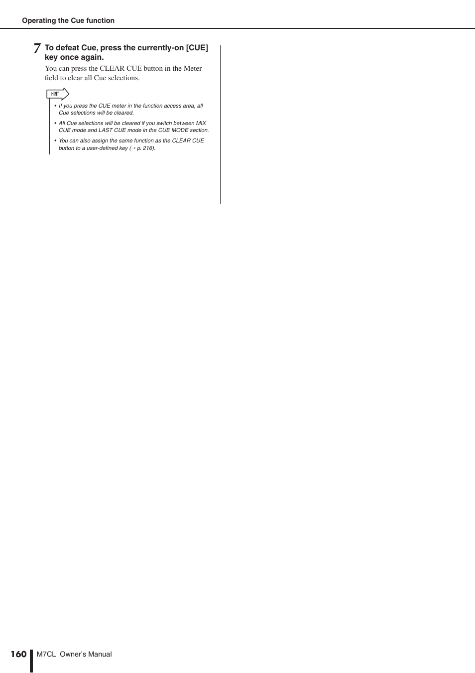Yamaha M7CL-32 User Manual | Page 160 / 312