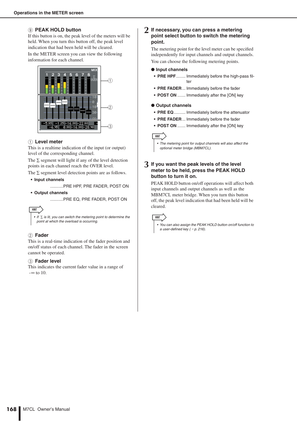 Yamaha M7CL-32 User Manual | Page 168 / 312