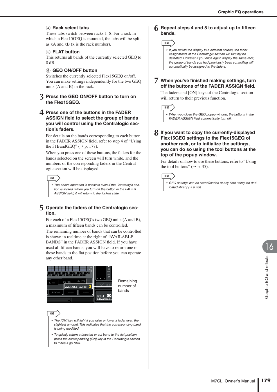 Yamaha M7CL-32 User Manual | Page 179 / 312