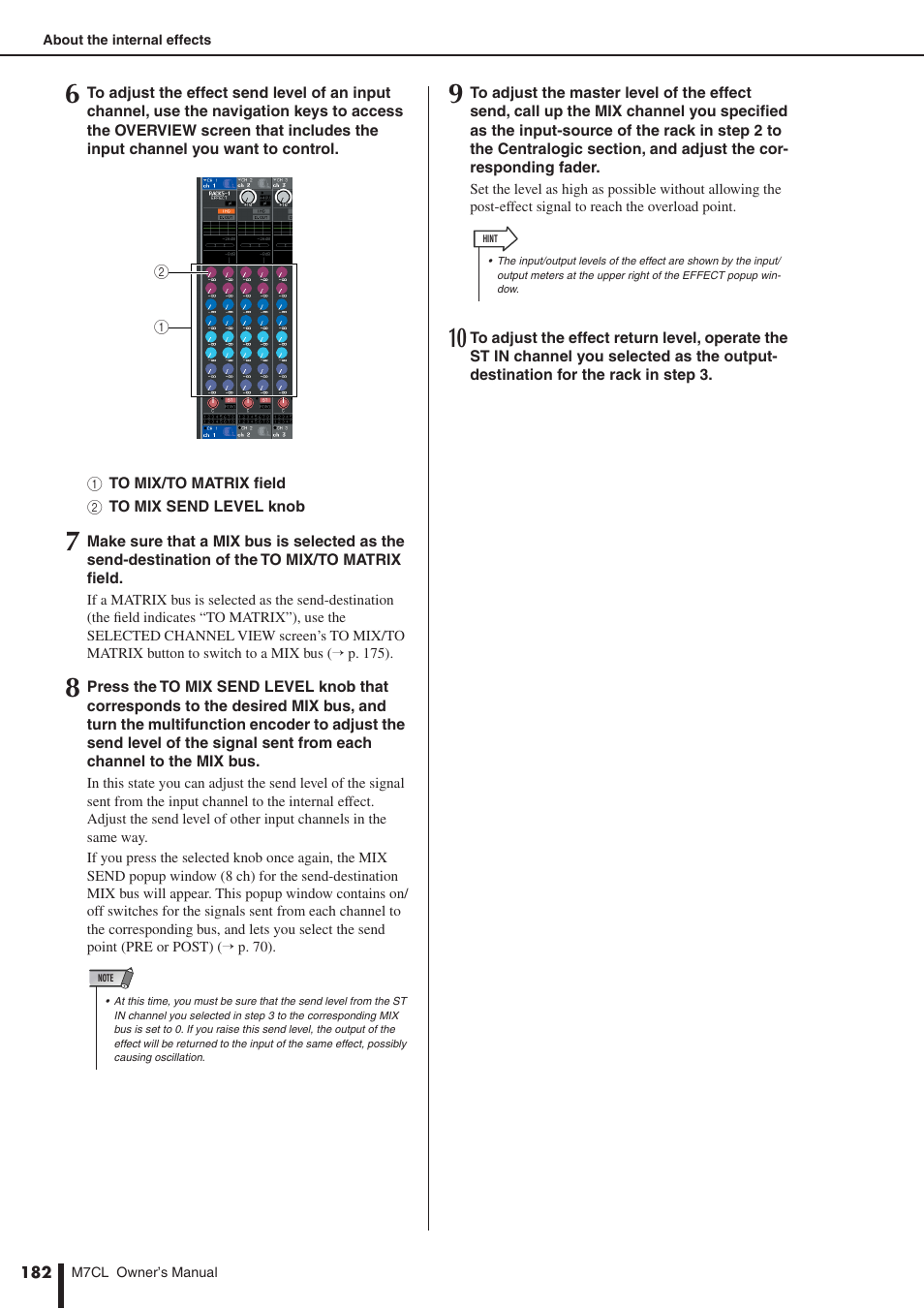 Yamaha M7CL-32 User Manual | Page 182 / 312