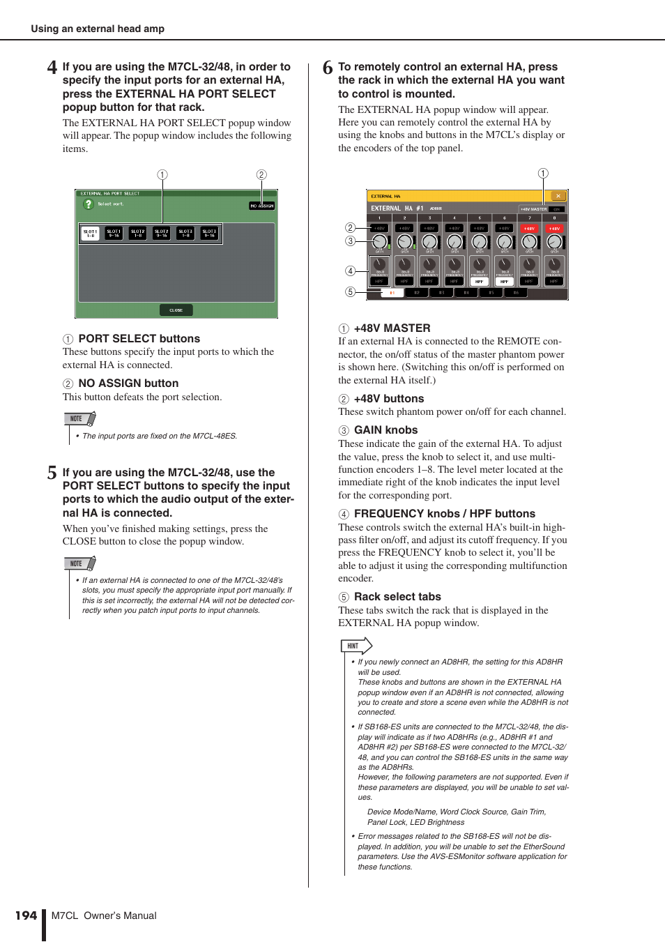 Yamaha M7CL-32 User Manual | Page 194 / 312