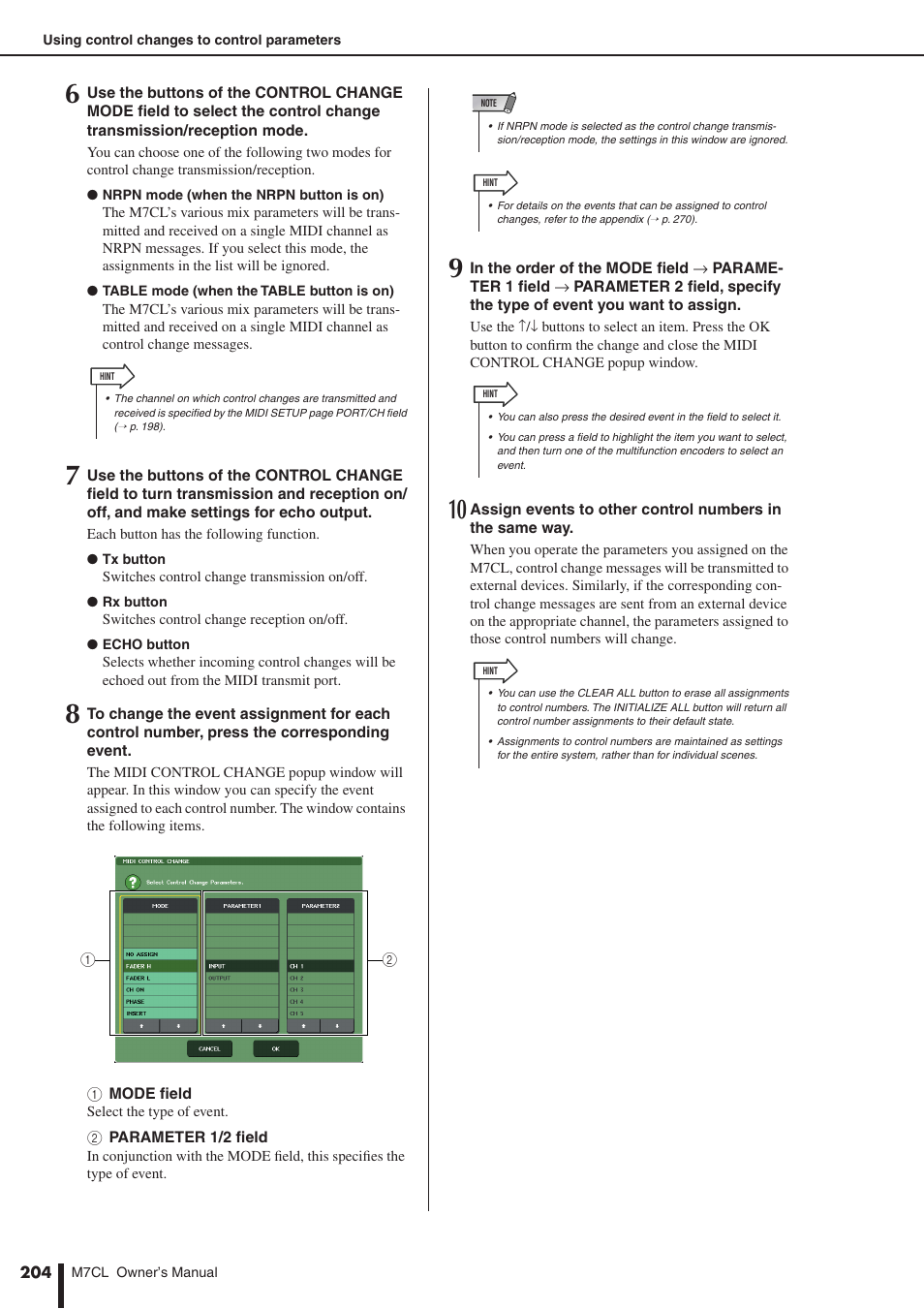Yamaha M7CL-32 User Manual | Page 204 / 312