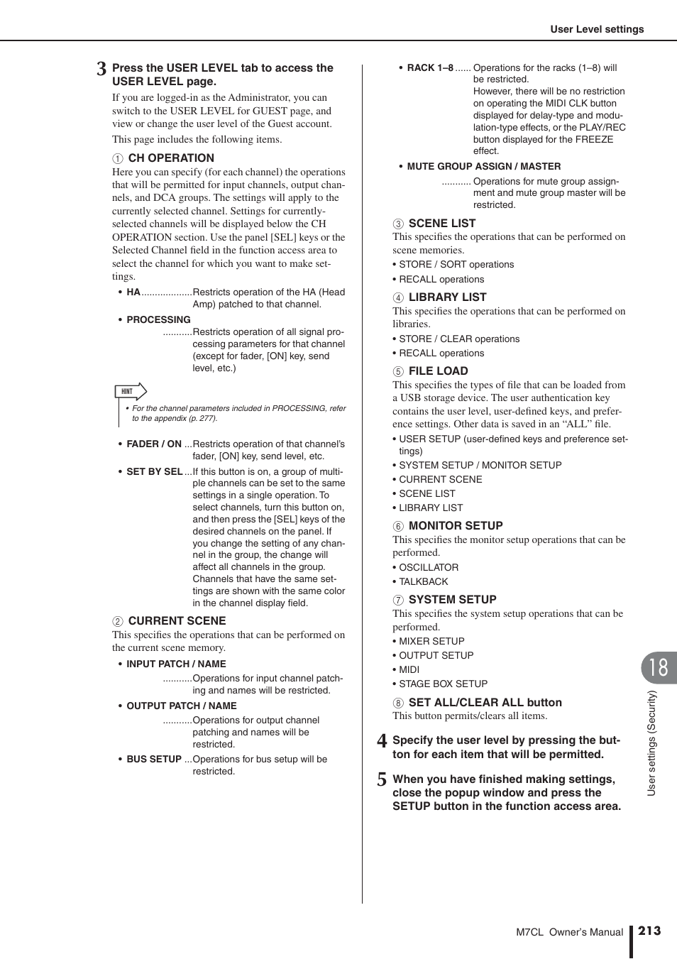 Yamaha M7CL-32 User Manual | Page 213 / 312