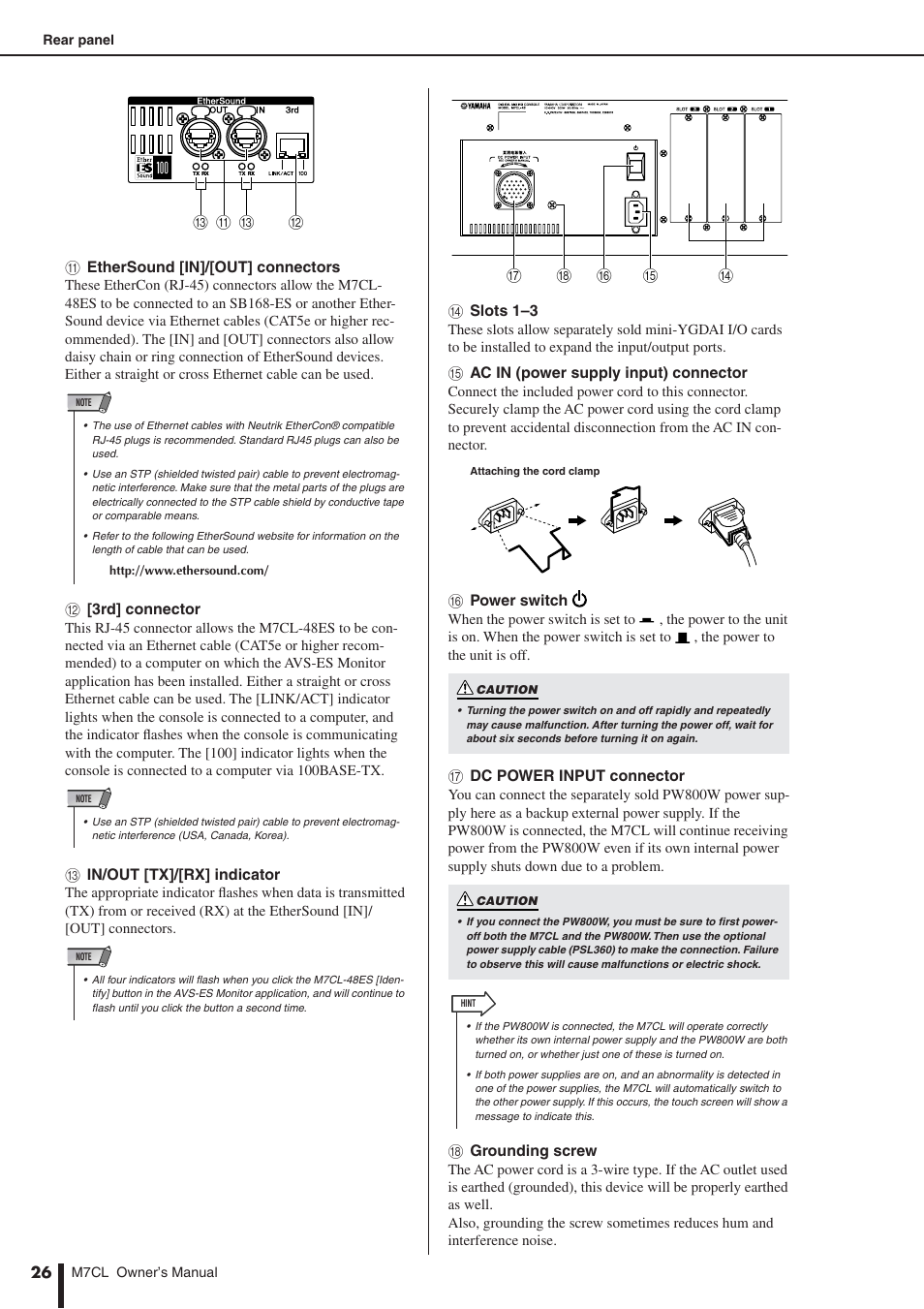 Yamaha M7CL-32 User Manual | Page 26 / 312