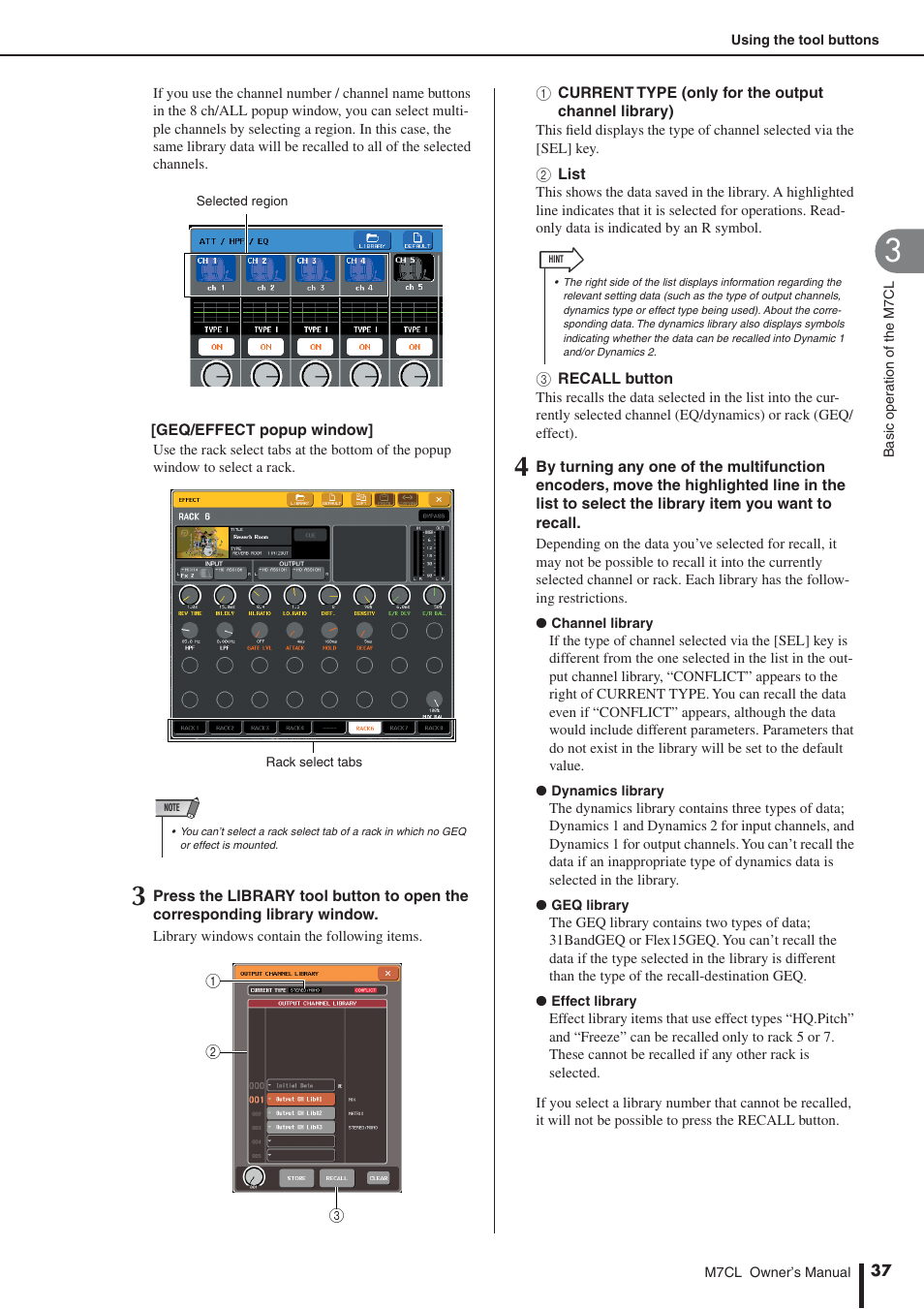 Yamaha M7CL-32 User Manual | Page 37 / 312