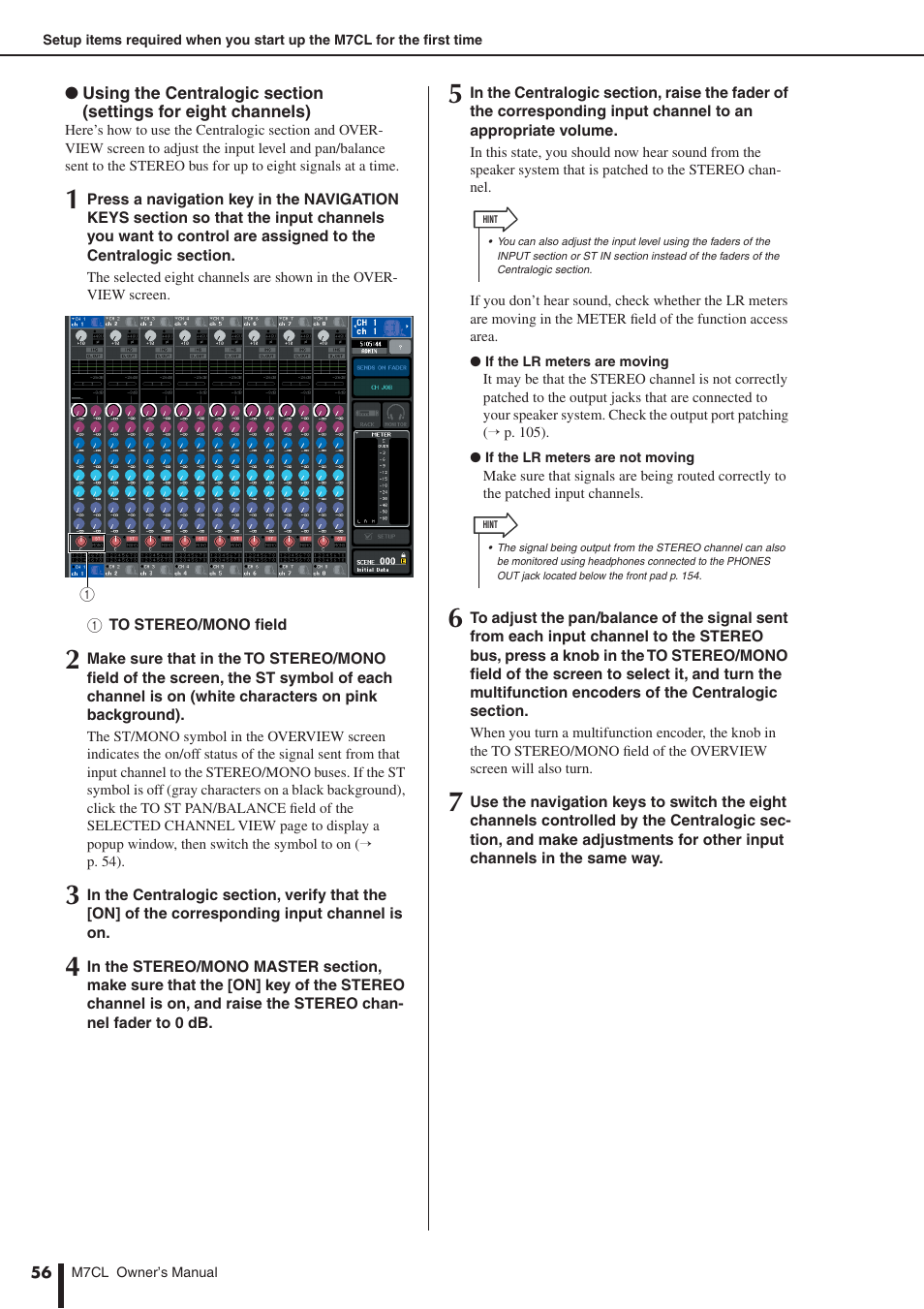 Yamaha M7CL-32 User Manual | Page 56 / 312