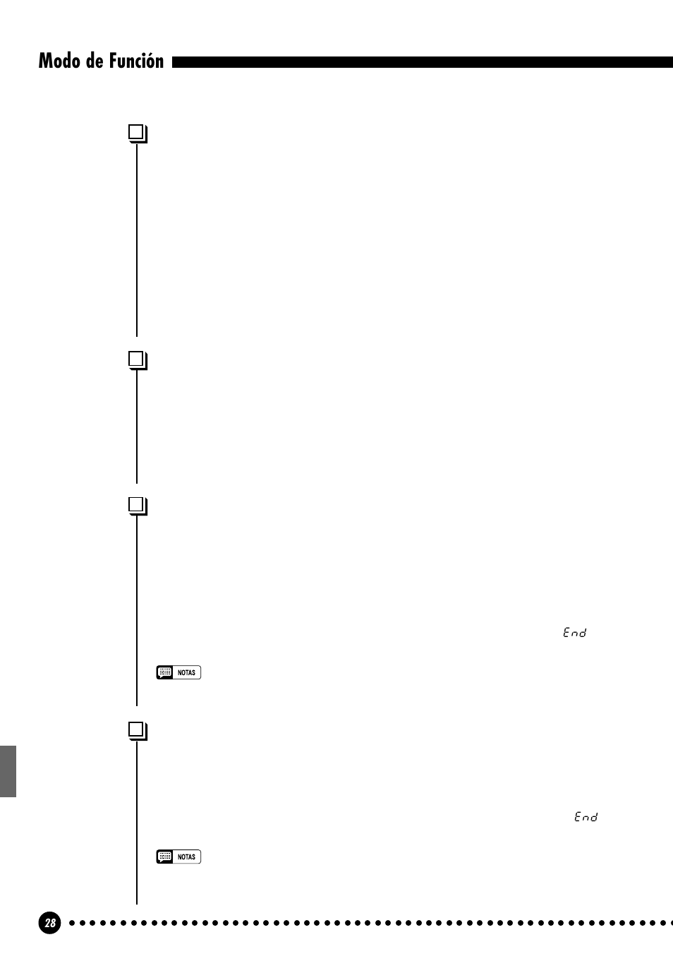 Modo de función, F6.6/f8.6: transposición de transmisión midi, F6.8/f8.8: vaciado de datos por lotes | Yamaha CLP-411 User Manual | Page 31 / 56