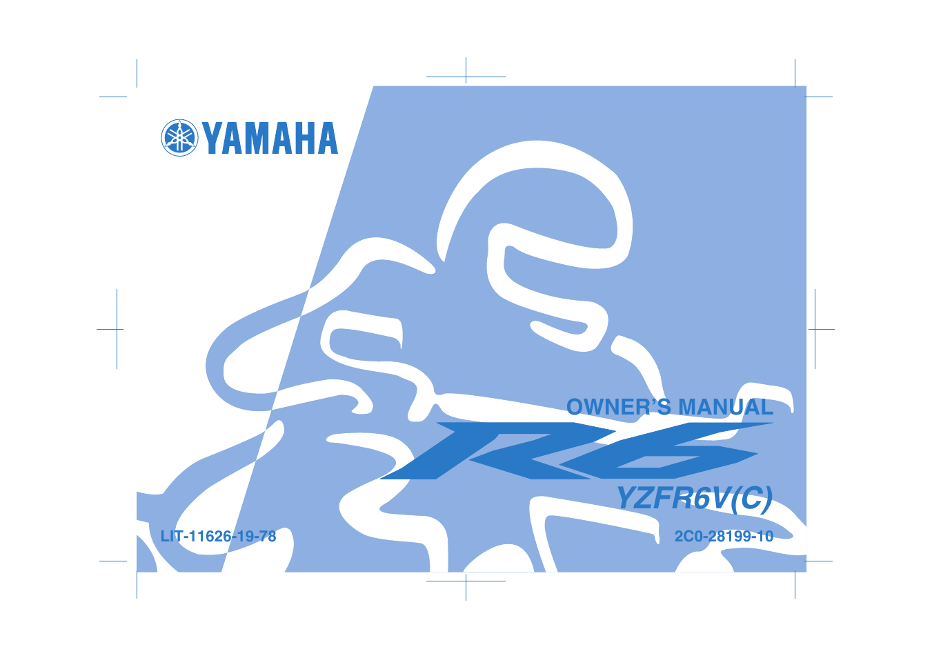 Yamaha YZFR6V(C) User Manual | 116 pages