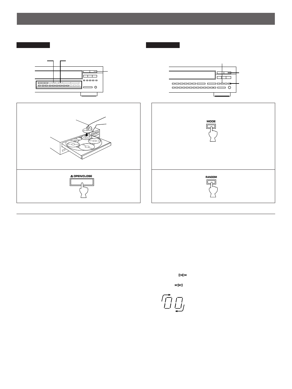 Random-sequence play | Yamaha CDC-845 User Manual | Page 11 / 24