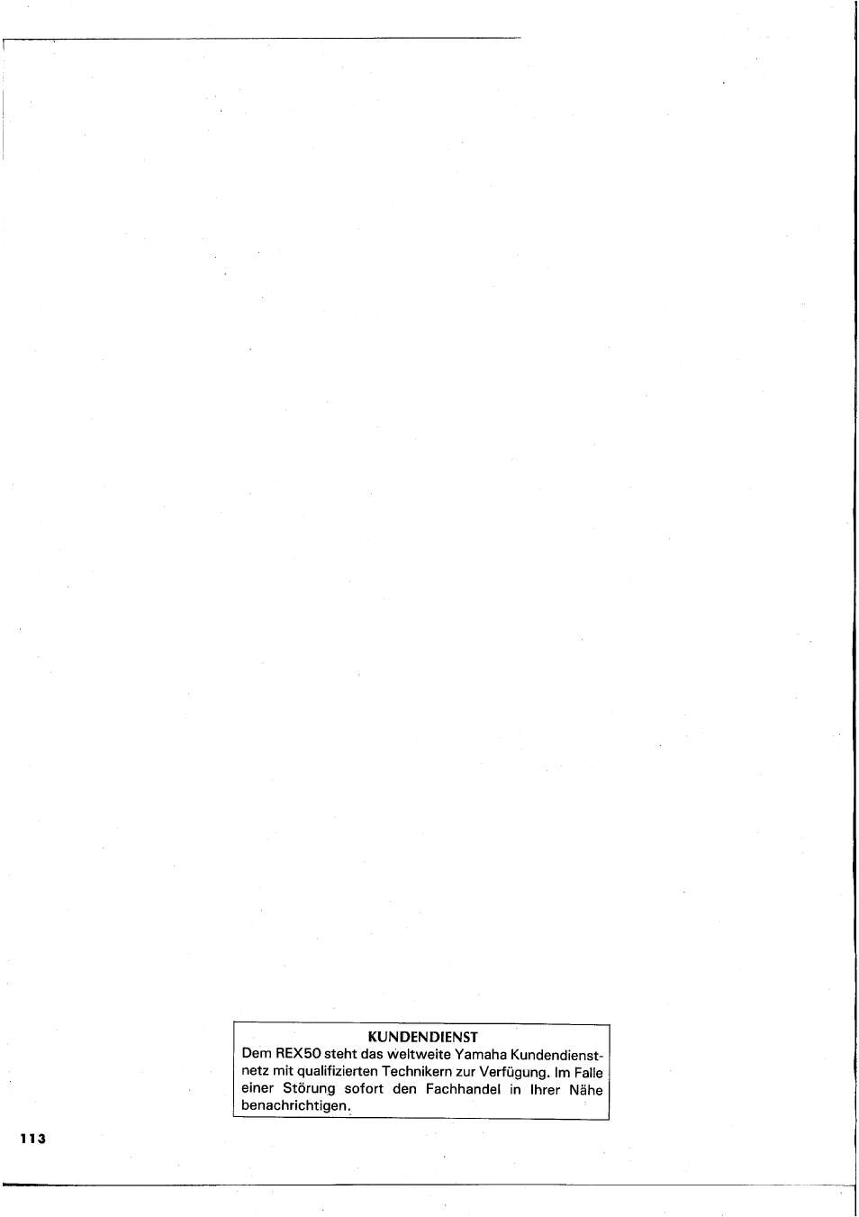 Yamaha REX50 User Manual | Page 114 / 115