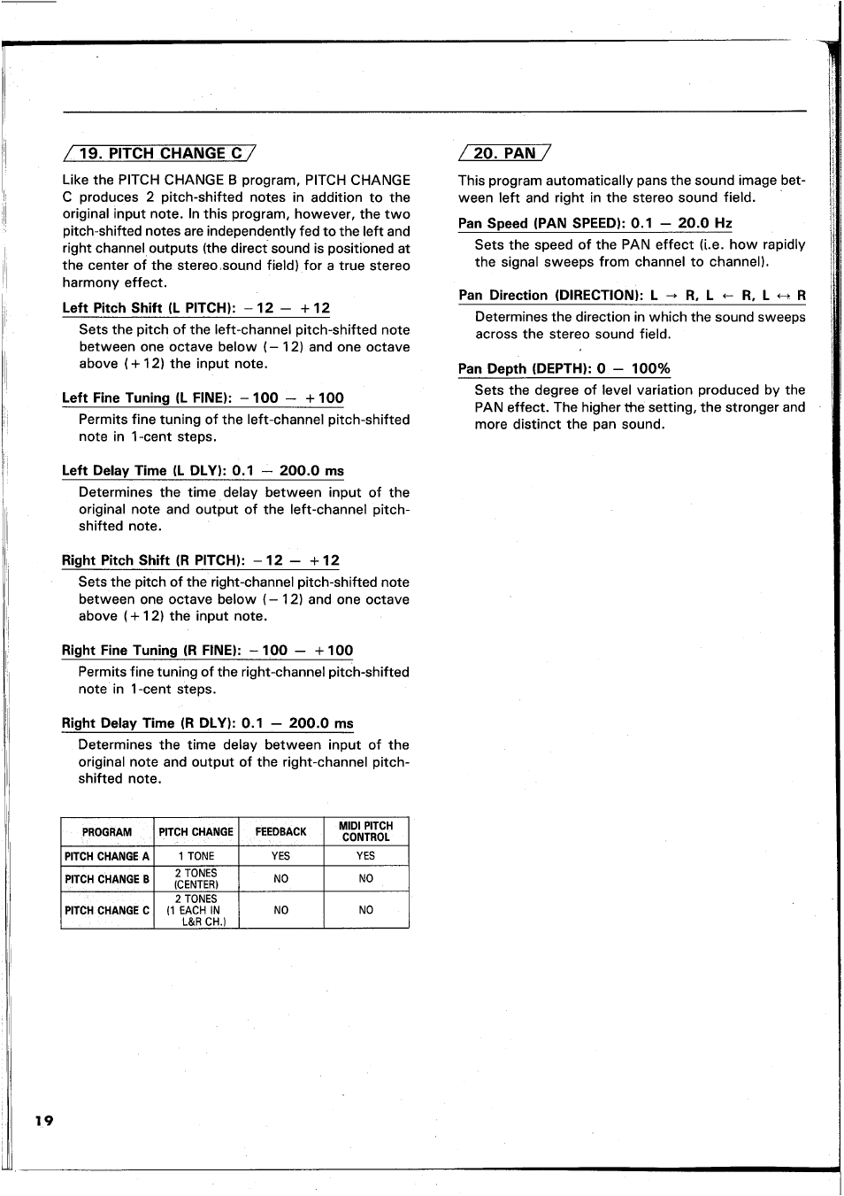 Yamaha REX50 User Manual | Page 20 / 115