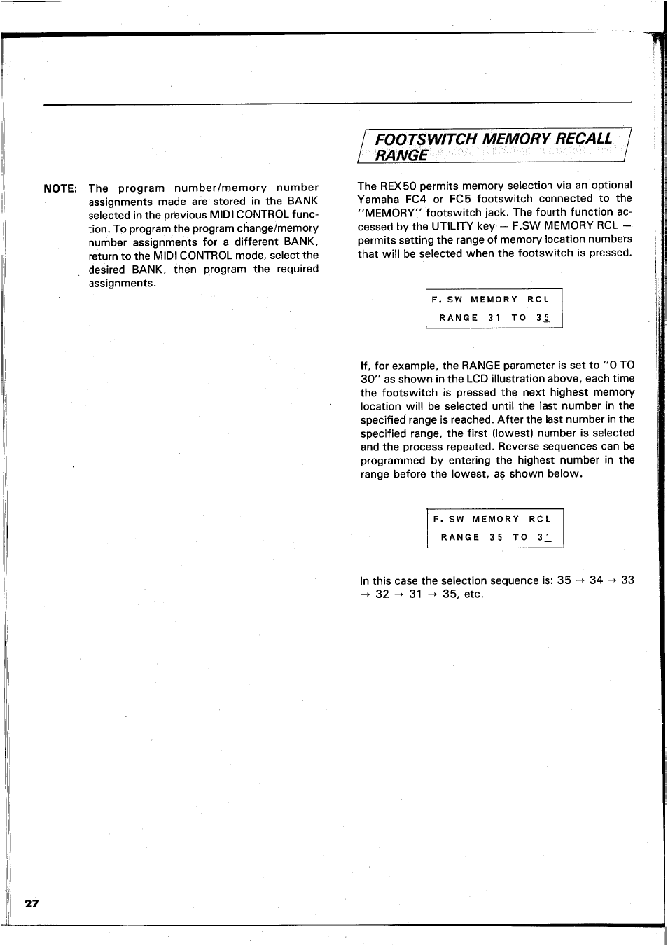 Yamaha REX50 User Manual | Page 28 / 115