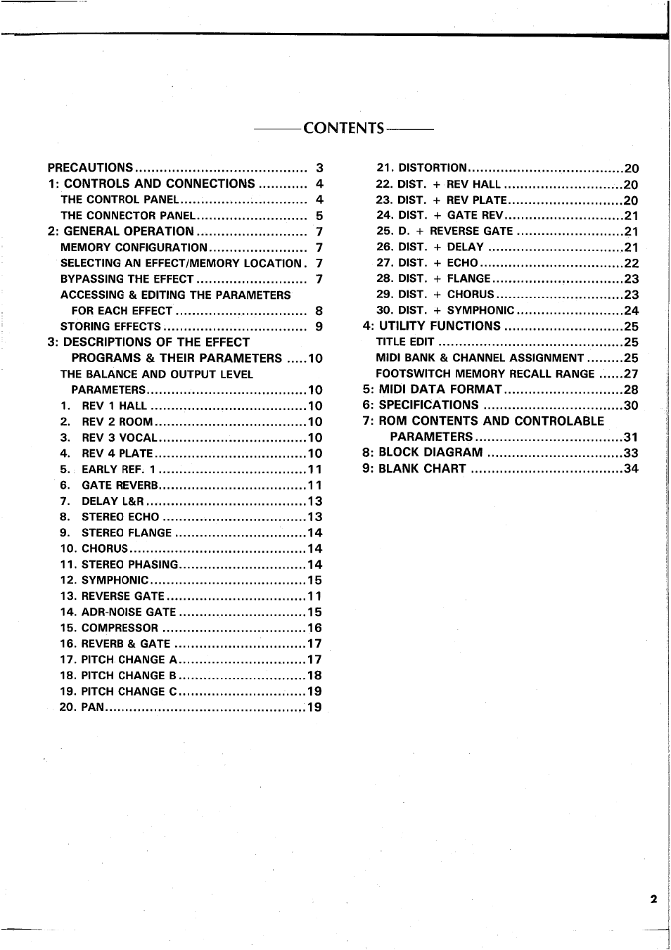 Yamaha REX50 User Manual | Page 3 / 115