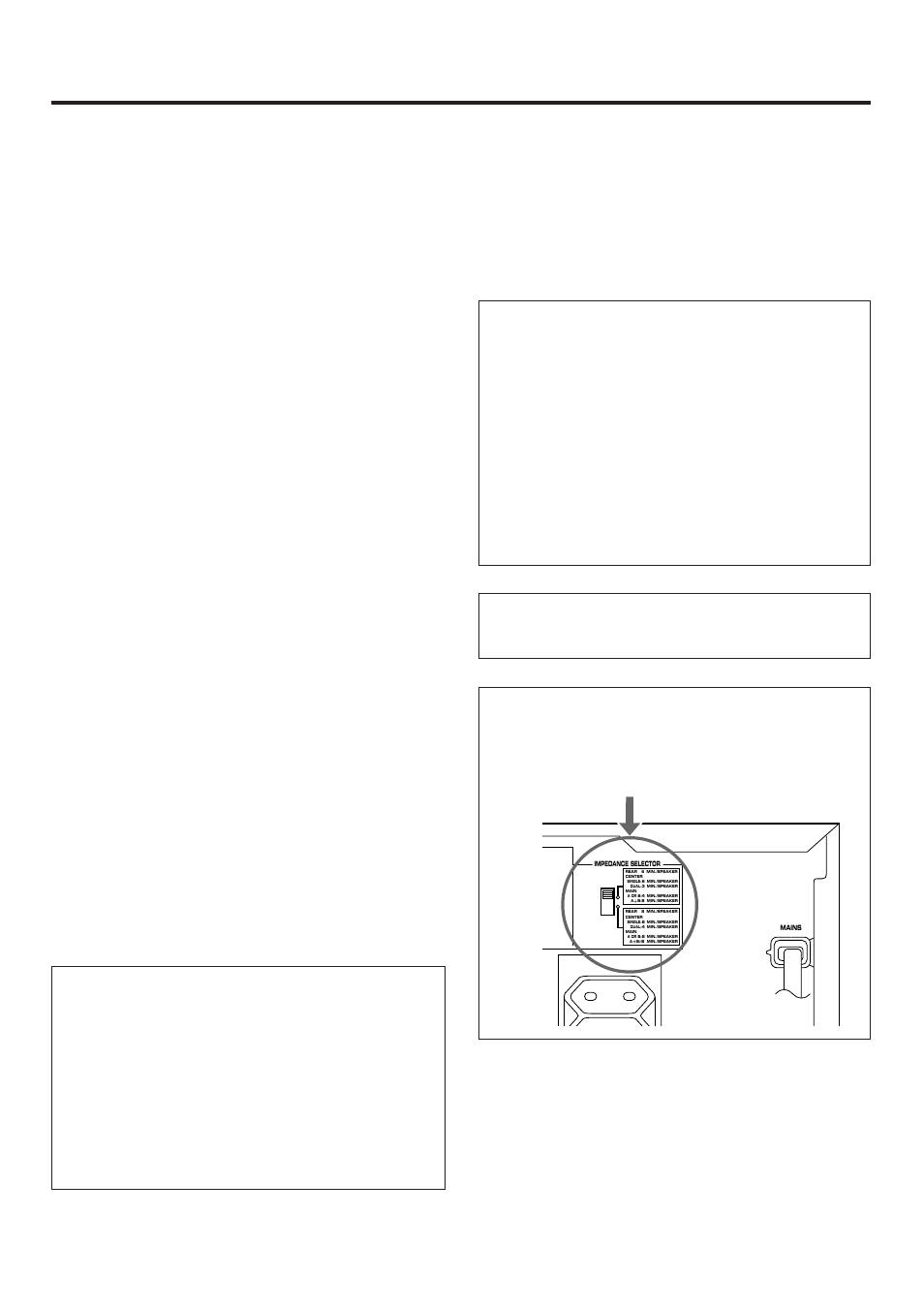 Caution, Caution : read this before operating your unit, For u.k. customers | Special instructions for u.k. model, Impedance selector, Always set the volume control to, Europe model) | Yamaha RX-V592RDS User Manual | Page 4 / 55