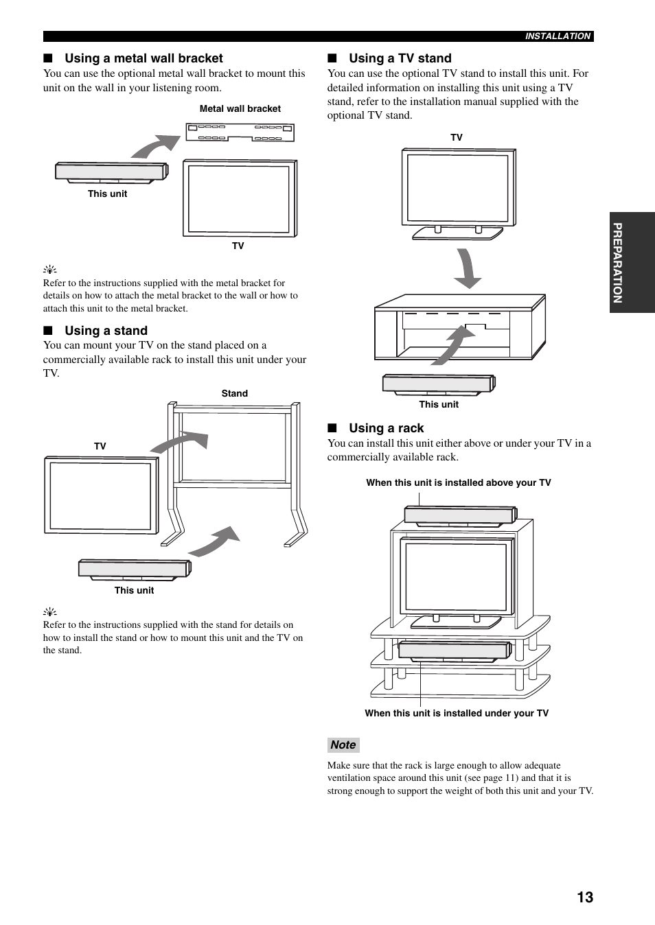 Yamaha YSP-1000 User Manual | Page 17 / 106