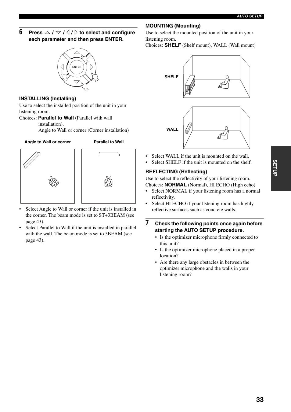 Yamaha YSP-1000 User Manual | Page 37 / 106