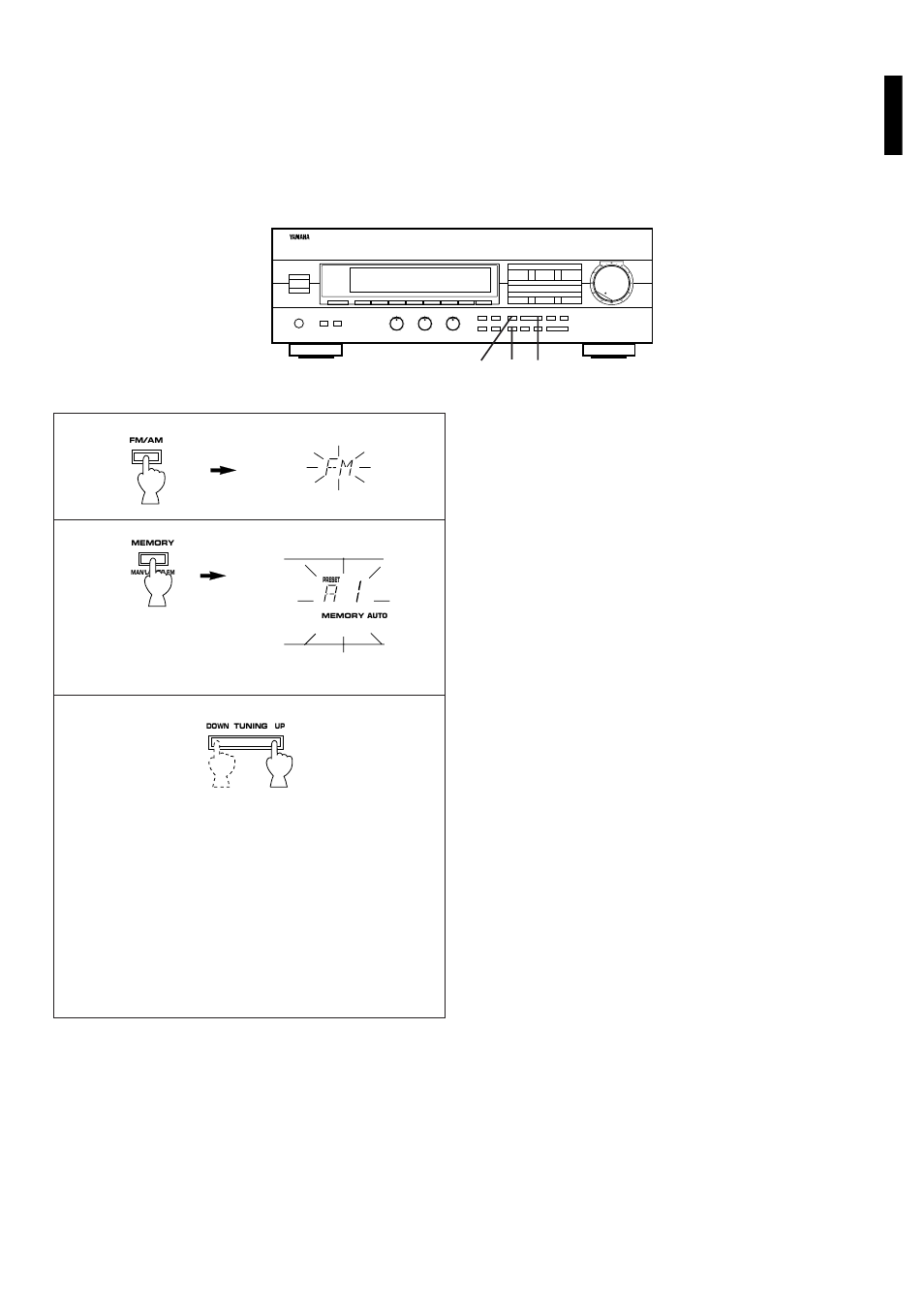 Automatic preset tuning, English | Yamaha RX-V393RDS User Manual | Page 31 / 46