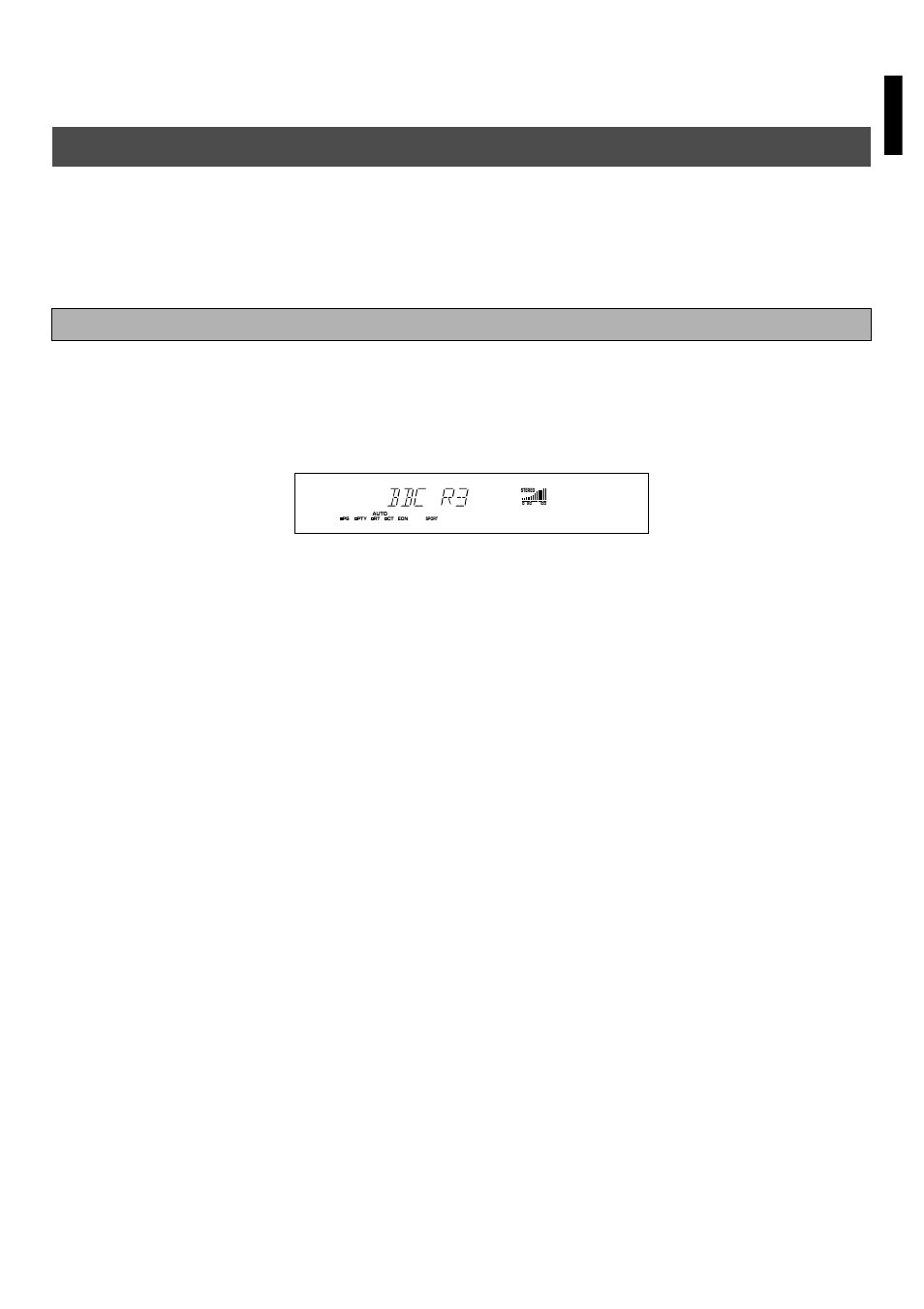 Receiving rds stations, Displaying rds data, Ps (program service name) mode | Pty (program type) mode, Rt (radio text) mode, Ct (clock time) mode, Eon (enhanced other networks) mode, English | Yamaha RX-V393RDS User Manual | Page 33 / 46