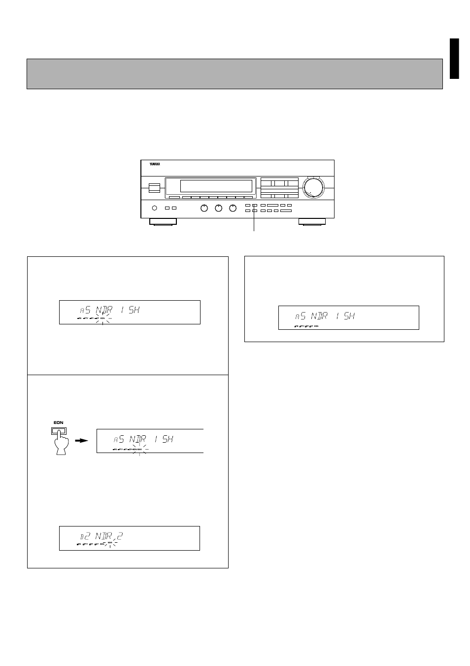 English, Flashes | Yamaha RX-V393RDS User Manual | Page 37 / 46