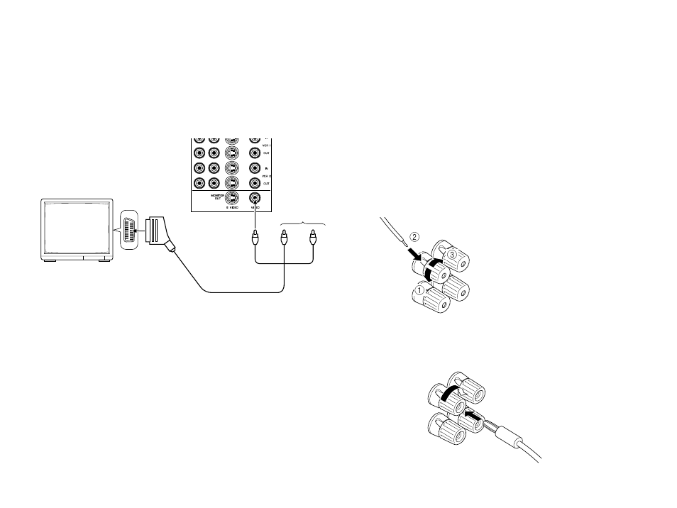 Connecting speaker systems | Yamaha DSP-A990 User Manual | Page 18 / 50