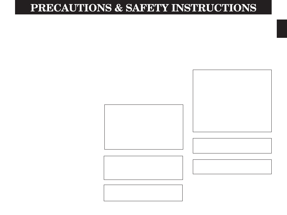 Precautions & safety instructions, Safety instructions | Yamaha DSP-A990 User Manual | Page 3 / 50