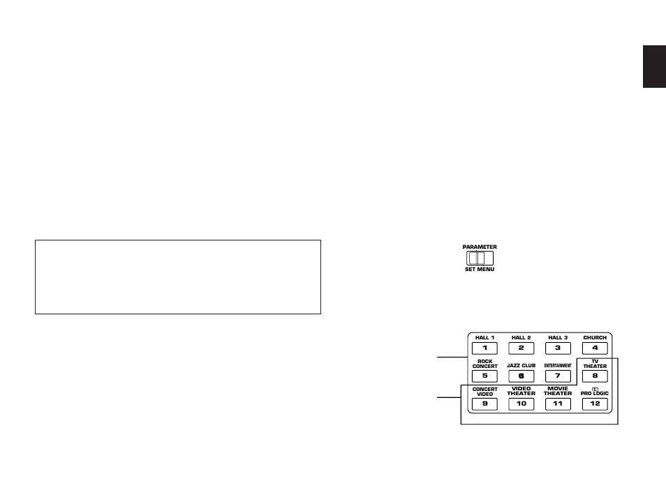 3. digital sound field programs, 4. selecting sound field programs, English | For stereo audio source for audio/video sources | Yamaha DSP-A990 User Manual | Page 33 / 50