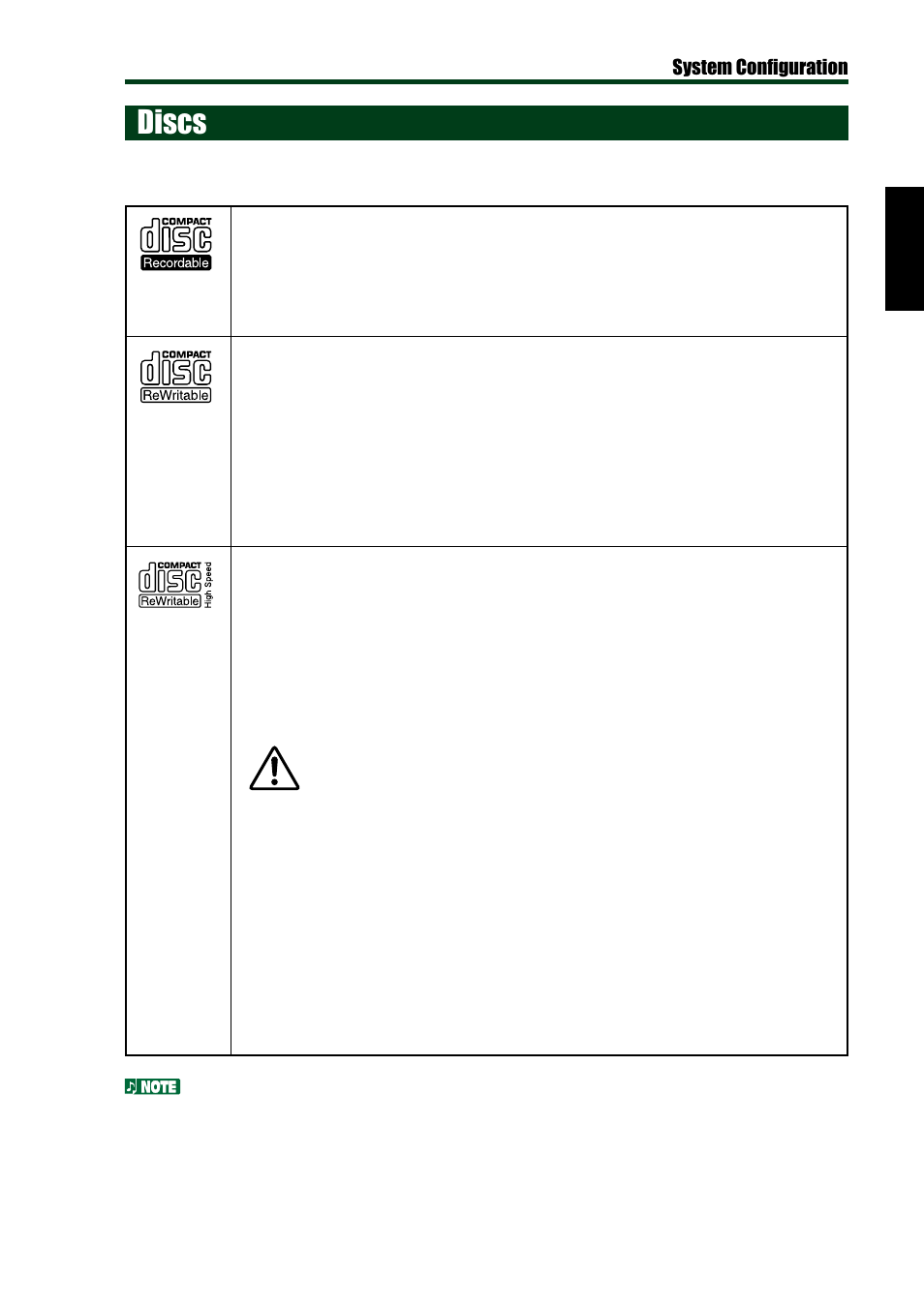 Software, Discs | Yamaha CD REWRITABLE DRIVE CRW8824S-NB User Manual | Page 12 / 51