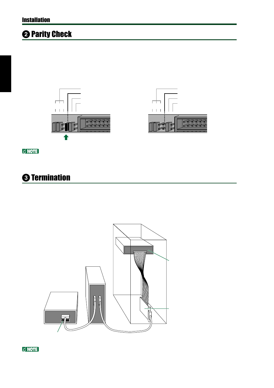 2 parity check, 3 termination | Yamaha CD REWRITABLE DRIVE CRW8824S-NB User Manual | Page 19 / 51