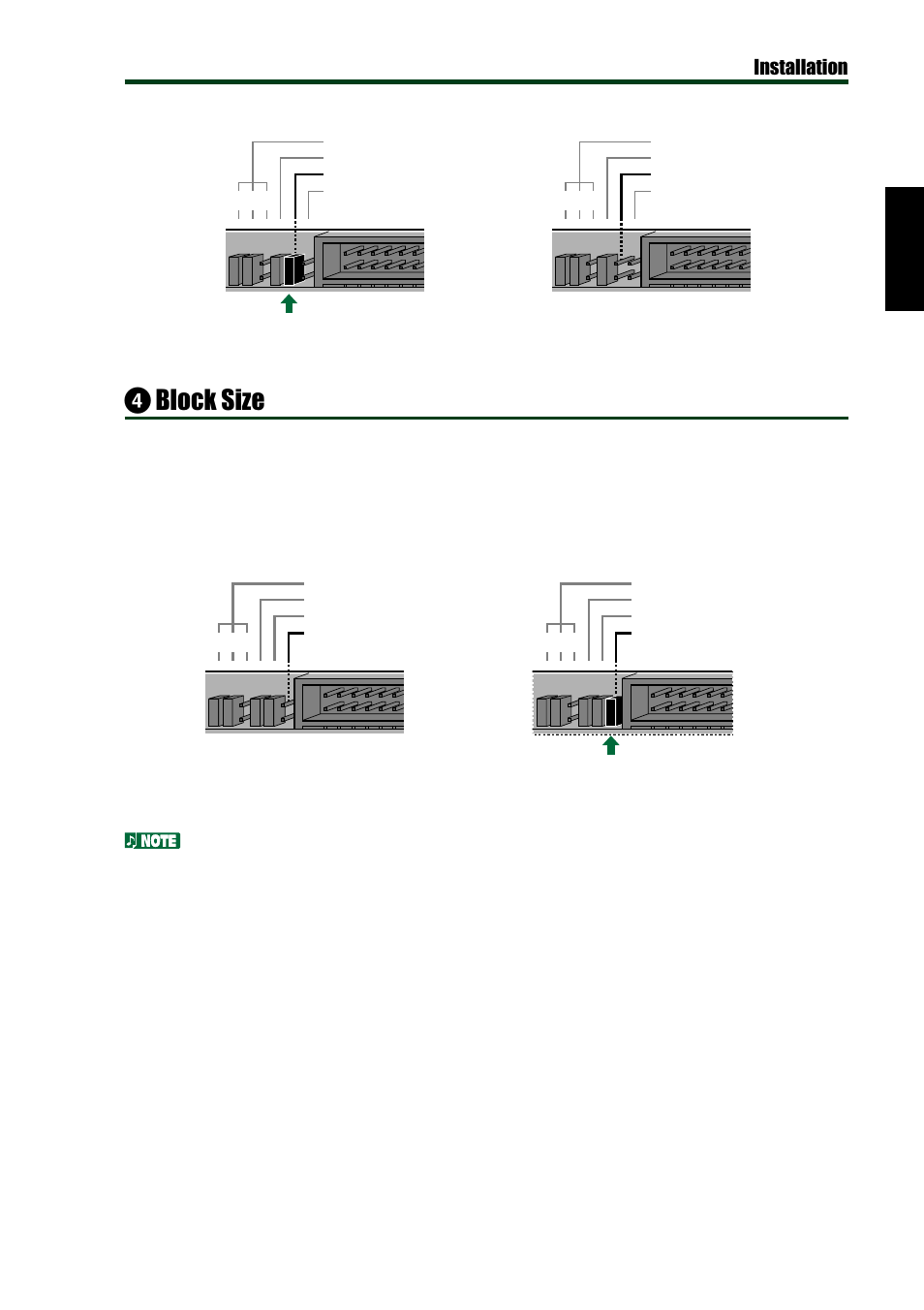 4 block size, Installation 12 | Yamaha CD REWRITABLE DRIVE CRW8824S-NB User Manual | Page 20 / 51