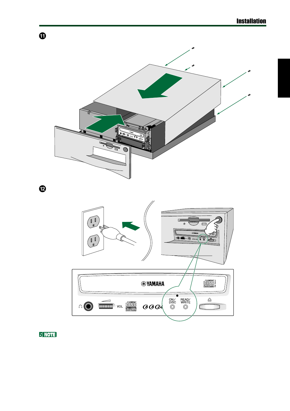 Yamaha CD REWRITABLE DRIVE CRW8824S-NB User Manual | Page 36 / 51