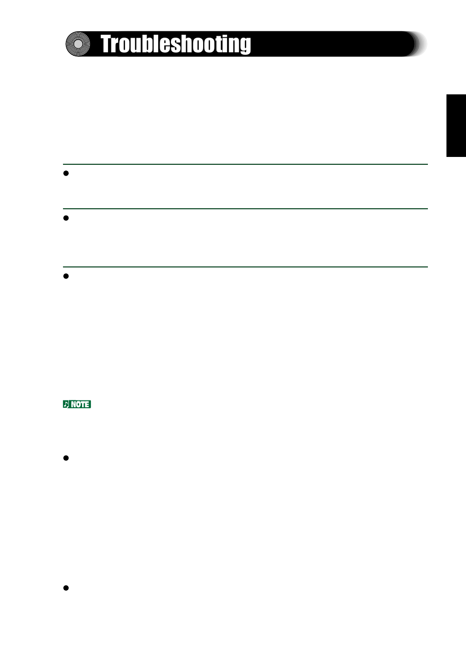 Troubleshooting | Yamaha CD REWRITABLE DRIVE CRW8824S-NB User Manual | Page 40 / 51