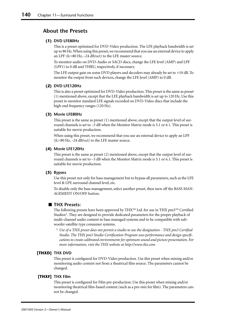 About the presets | Yamaha 006IPTO-F0 User Manual | Page 140 / 388