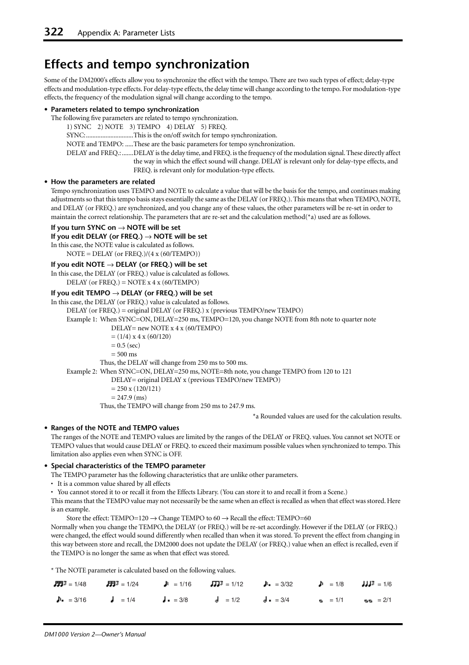 Effects and tempo synchronization | Yamaha 006IPTO-F0 User Manual | Page 322 / 388