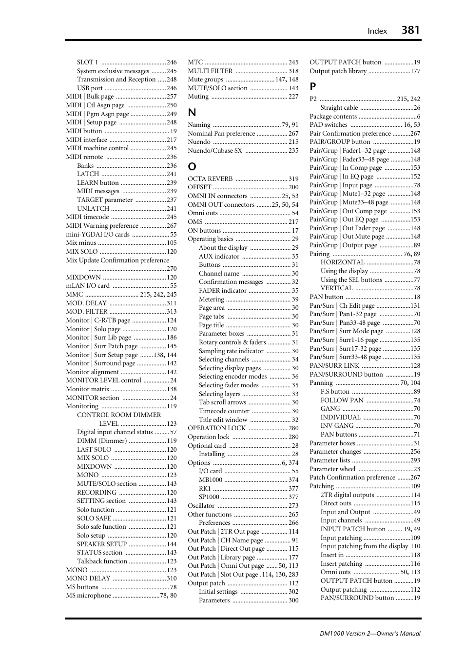 Yamaha 006IPTO-F0 User Manual | Page 381 / 388